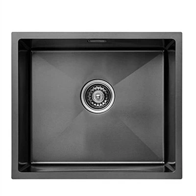 PVD Black Gold Nano konyhai mosogató